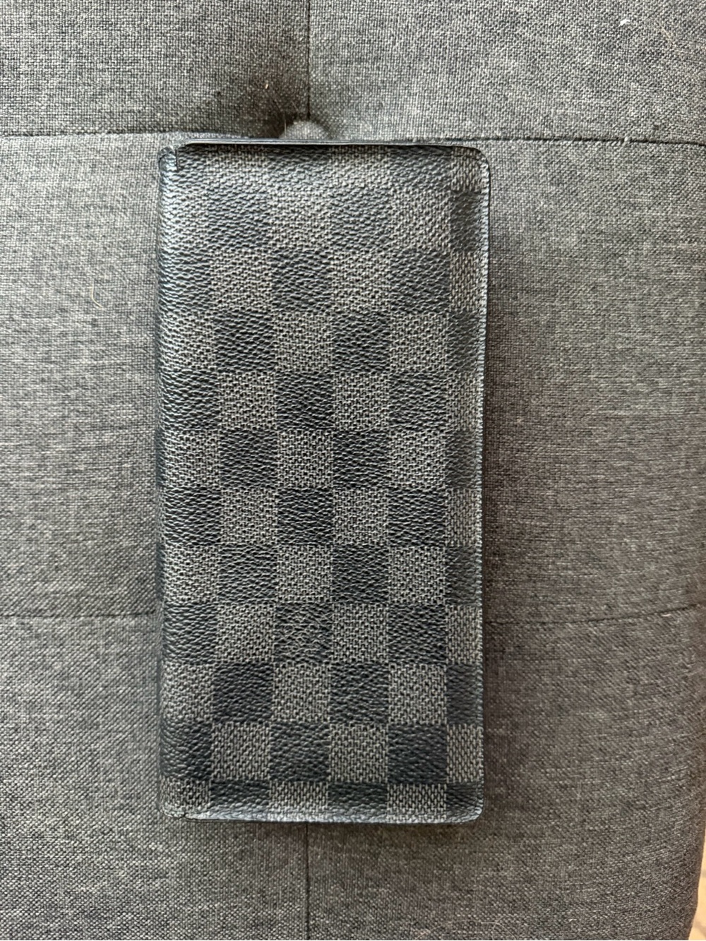 Louis Vuitton Black Damier Check Wallet - Picture 13 of 14